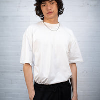 Plant Dyed Organic Oversized Tee in Off-White