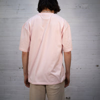 Plant Dyed Organic Oversized Tee in Pink