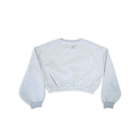 WOMEN'S HATTIE CROP SWEATSHIRT IN GREY - LIMTED EDITION