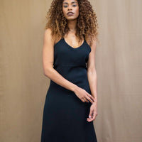 Black Strappy Dress.