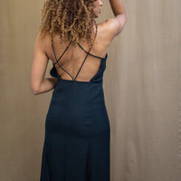 Black Strappy Dress.