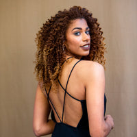 Black Strappy Dress.