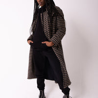 TRENCH COAT IN HOUNDSTOOTH