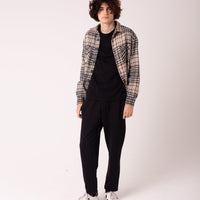 BLACK CAMEL CHECK JASON SHIRT