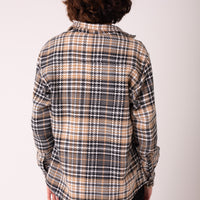 BLACK CAMEL CHECK JASON SHIRT