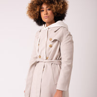 TRENCH COAT IN ECRU