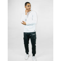 UNISEX SAMMY LONG SLEEVE TEE IN WHITE
