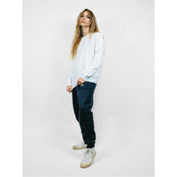 UNISEX SAMMY LONG SLEEVE TEE IN WHITE