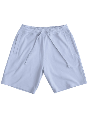 Plant Dyed Organic Cotton Shorts in Sky Blue