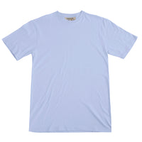 Plant Dyed Organic Oversized Tee in Sky Blue