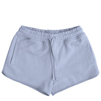 Plant Dyed Women's Organic Cotton Shorts in Sky Blue