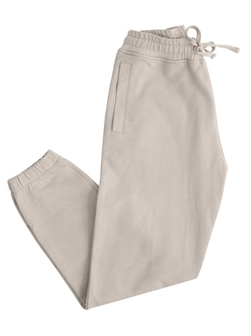 Plant Dyed Organic Cuffed Joggers in Sand