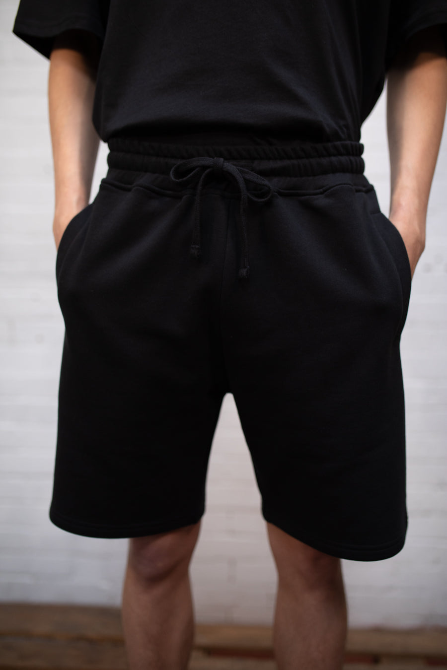 Organic Cotton Shorts in Black