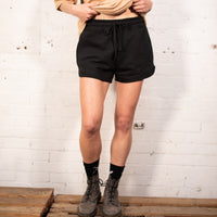 Women's Organic Cotton Shorts in Black