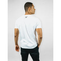 UNISEX BROWER TEE IN WHITE