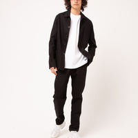 Mens Fred Drawcord Chino in Black.