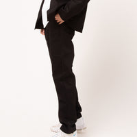 Mens Fred Drawcord Chino in Black.