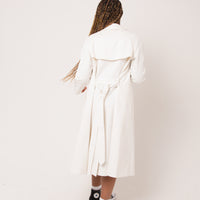 Simone Trench Coat in Cream