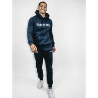 Ellis Logo Hoodie in Navy