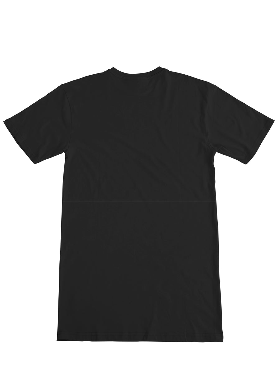 Organic Oversized T-Shirt Dress in Black