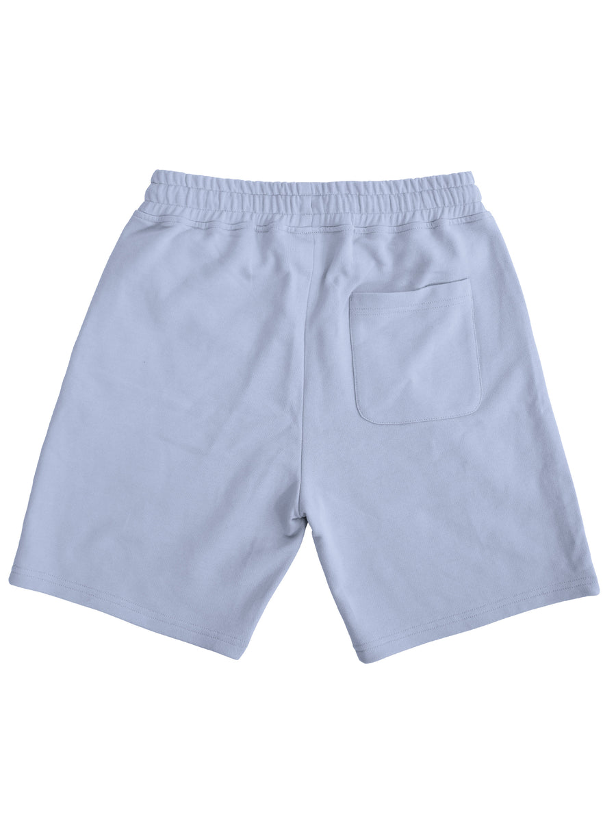 Plant Dyed Organic Cotton Shorts in Sky Blue