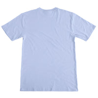 Plant Dyed Organic Oversized Tee in Sky Blue