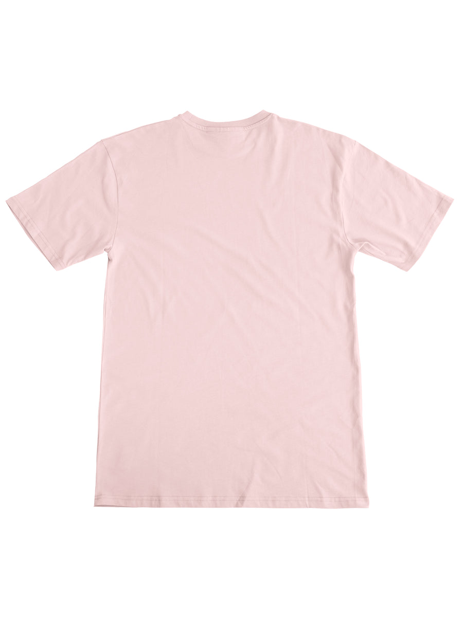 Plant Dyed Organic Oversized Tee in Pink