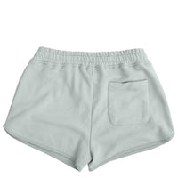 Plant Dyed Women's Organic Cotton Shorts in Olive Green